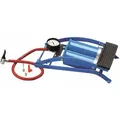 Produktbild: Fussluftpumpe Doppelzylinder Blau
