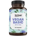 Produktbild: Yes Vegan® Vegan Basic - Vitamin B12 K2 D3 Eisen Zink Selen und Omega 3 - Kapseln