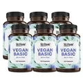 Produktbild: Vegan Complex - Vitamin B12 K2 D3 Eisen Zink Selen und Omega 3 vegan - 120 Kapseln - speziell für Vegetarier und Vegan - Supplements (6x 120 Kapseln)
