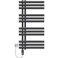 Produktbild: LuxeBath Badheizkörper Iron EM 500x1000mm Anthrazit mit Heizstab 600W Digital