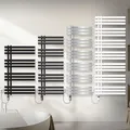 Produktbild: LuxeBath Elektrischer Badheizkörper Iron EM 500x1000mm Anthrazit + Heizstab 600W Thermostat Digitalanzeige, Handtuchheizkörper mit Heizpatrone, Elektro Handtuchwärmer Paneelheizkörper Designheizkörper
