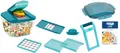 Produktbild: Genius Gemüseschneider Nicer Dicer Chef Professional, Set 12-tlg., in ORIGINAL Nicer Dicer Qualität mit mehr Funktionen und Zubehör