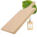 Produktbild: HOFMEISTER® Schneidebrett aus Holz, 38 cm, schont hochwertige Klingen, verrutscht nicht, antibakterielle Eigenschaft, großes Küchenbrett für scharfe Messer