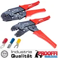 Produktbild: Profi Kabelschuhzange Crimp Press Zange Ratschen Automatic isolierte Kabelschuhe