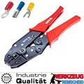 Produktbild: Profi Kabelschuhzange Crimp Press Zange Ratschen Automatic isolierte Kabelschuhe