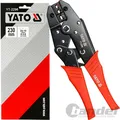 Produktbild: YATO CRIMPZANGE RATSCHEN PRESSZANGE für ISOLIERTE Quetschverbinder Kabelschuhe