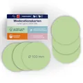 Produktbild: magnetoplan Moderationskarten, rund | ø100 mm | 500 Stück | Kommunikationskarten in grün | Für Meetings und Präsentationen | FSC-zertifiziert und kunststofffrei verpackt