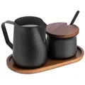 Produktbild: APS Milch- und Zucker-Set Miluro schwarz, 1 St.