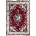 Produktbild: Mazovia Orientteppich Orientalisch Vintage Teppich Traditioneller Orient Teppich, 160 x 230 cm, Kurflor, Waschbar in Waschmaschine, Höhe 5 mm, Rutschfest rot 160 x 230 cm