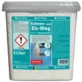 Produktbild: HOTREGA Schnee und Eis Weg 2in1 - Supergranulat 5L - Taumittel, Auftaugranulat, Streumittel, Auftausalz - Bis zu 250 m2