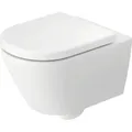 Produktbild: Duravit - D-Code Wand-WC, vormontierte Scharnierbasis, verdeckte