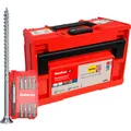 Produktbild: PowerFast II Tanos-Box, Senkkopf TG/VG TX, Schrauben-Set 1.801 Teile, Teil- und Vollgewinde, verzinkt