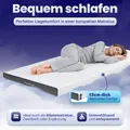 Produktbild: ARENSBERGER ANNA, Gelschaum Matratze 90x200 cm – 13 cm NANOCELL® Gel-Schaum – H3 Härtegrad – Atmungsaktiv – Abnehmbarer Bezug 240g/m²