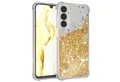 Produktbild: EAZY CASE Handyhülle Liquid Glittery Case für Samsung Galaxy A16 5G 6,7 Zoll, Durchsichtig Back Case Handy Softcase Silikonhülle Glitzer Cover Gold