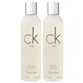Produktbild: Calvin Klein CK One 2 x 250 ml Body Wash Bodywash Showergel Duschgel Set