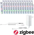 Produktbild: Paulmann LED-Streifen MaxLED 250 Basisset Smart Home Zigbee IP44 22W 100 1000lm, 1-flammig, 5m, RGBW, beschichtet
