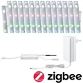 Produktbild: Paulmann MaxLED 250 LED Strip Smart Home Zigbee RGBW beschichtet Basisset  5m  IP44 22W 1000lm 30LEDs/m RGBW+ 36VA 78867