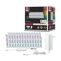 Produktbild: Paulmann 78867 LED Stripe MaxLED 250 Basisset Smart Home Zigbee 5m IP44 22W 1000lm 30LEDs/m RGBW+ 36VA dimmbar Silber Kunststoff
