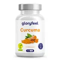 Produktbild: Curcuma 240 Kapseln - Curcumin aus 700mg Kurkuma Pulver (aus Indien) + Piperin