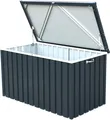Produktbild: Duramax Metall Gerätebox Garten Aufbewahrungsbox Kissenbox 585 l, 134 x 73 x 73 cm