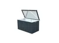 Produktbild: Duramax Metall Gerätebox Garten Aufbewahrungsbox Kissenbox 585 l, 134 x 73 x 73 cm