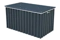 Produktbild: Duramax DH 1.3 (585L) Kissenbox aus Metall mit hydraulischer Gasdruckfeder und Vorhängeschlossöse, Terrassenbox und Gartenmöbelaufbewahrung für den Außenbereich, Anthrazit