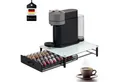Produktbild: eluno Kapselhalter für 40x Nespresso Vertuo, Kaffeekapsel-Box, Glas