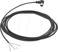 Produktbild: L2W 200100-07 - Sensor Kabel, 5 m, 4-Adern, offen/M12 Winkelbuchse, A-kodiert, f