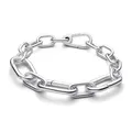 Produktbild: PANDORA Auffälliges Gliederketten-Armband aus Sterling-Silber, ME Kollektion, Länge: 16 cm, 593854C00-2