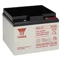 Produktbild: Yuasa Bleiakku 12 V, 24 Ah () Gewinde (M5) Bleiakku AKKU 12-24 Yuasa (NP24-12I) VDS - Schwarz/Weiß