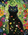 Produktbild: DIAMOND DOTZ - Diamond Painting Katze im Garten | Kit (Bastelset) | 2025