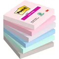 Produktbild: Post-it Super Sticky Notes Soulful Collection Haftnotizen extrastark farbsortiert, 6 Blöcke