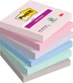 Produktbild: 1-12x Post-it Haftnotizen super sticky notes, 76 x 76 mm, Soulful BIS 51% RABATT