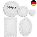 Produktbild: DailyTreasures 350 Pcs Lace Paper Deckchen 6 Formiger Untersetzer Deckchen