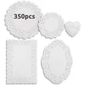Produktbild: Papierspitze Deckchen, Tischsets, Geburtstag, Hochzeit, Papier, Rund