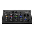 Produktbild: ROLAND BRIDGE CAST - All-In-One Audio-Streaming & Audio-Mixer für Gamer (parallele Soundmischungen - XLR-Mikrofonvorverstärker - Soundeffekte - Delay - USB-C - AUX-In)