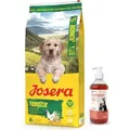 Produktbild: JOSERA YoungStar - getreidefrei 12,5 kg + LAB V Lachsöl für Hunde und Katzen 500ml