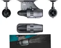 Produktbild: Aqua Marina Blue Drive S Power Fin SUP E-Motor Bluedrive Kajak Elektromotor