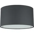 Produktbild: Premium Lampenschirm Stehlampe Hängelampe Schwarz Baumwolle E14/E27 Ø45cm
