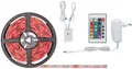 Produktbild: Paulmann LED-Streifen FN SimpLED Strip, 1-flammig, Set 5m, RGB 20W, 230/12V, DC, Weiß Metall, Kst