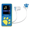 Produktbild: Lenco MP4-Player Xemio-560 MP4-Player 8GB Speicher LCD-Bildschirm blau