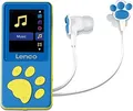 Produktbild: Lenco MP3-Player Xemio-560BU | 8GB Speicher | 4,5 cm Farb-TFT | microSD bis 64GB | Aufnahmefunktion | USB | Blau