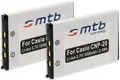 Produktbild: mtb more energy 2x NP-20 Akku für Casio Digitalkameras Kamera-Akku kompatibel mit Akku-Typ Casio NP-20 700 mAh (3,7 V)