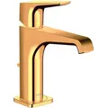 Produktbild: hansgrohe AXOR Citterio E  Einhebel Waschtischmischer 125 mit Hebelgriff mit Ablaufgarnitur, 36110990, Farbe: Polished Gold Optic