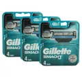 Produktbild: 12 Gillette Mach3 Rasierklingen 3 x 4er Klingen Ersatzklingen Herrenklingen Set