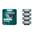 Produktbild: Gillette Mach3 Rasierklingen, 4 Ersatzklingen für Nassrasierer Herren in OVP-NEU