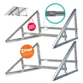 Produktbild: 2 Sets SAVOLAR Solarmodul Halterung Balkonkraftwerk bis 117cm (46 Zoll)