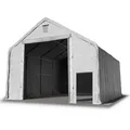Produktbild: Zelthalle 8x8 m Lagerzelt Industriezelt PRIMEtex PVC 2300 N  feuersicher grau