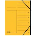 Produktbild: Exacompta Ordnungsmappe 540709E DIN A4 7Fächer Karton gelb