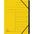 Produktbild: Exacompta Ordnungsmappe 540709E DIN A4 7Fächer Karton gelb